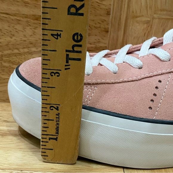 CONVERSE 564382C Chuck Taylor One Star Suede Platform Ox Bleached Coral Size 9 - Picture 12 of 16